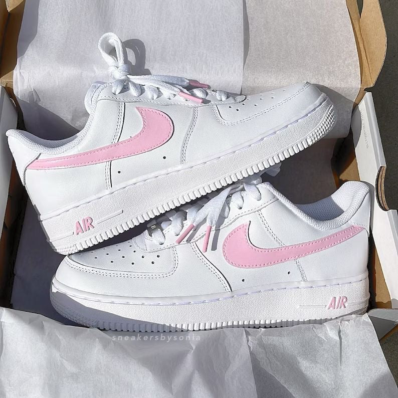 Pastel colored tennis shoes