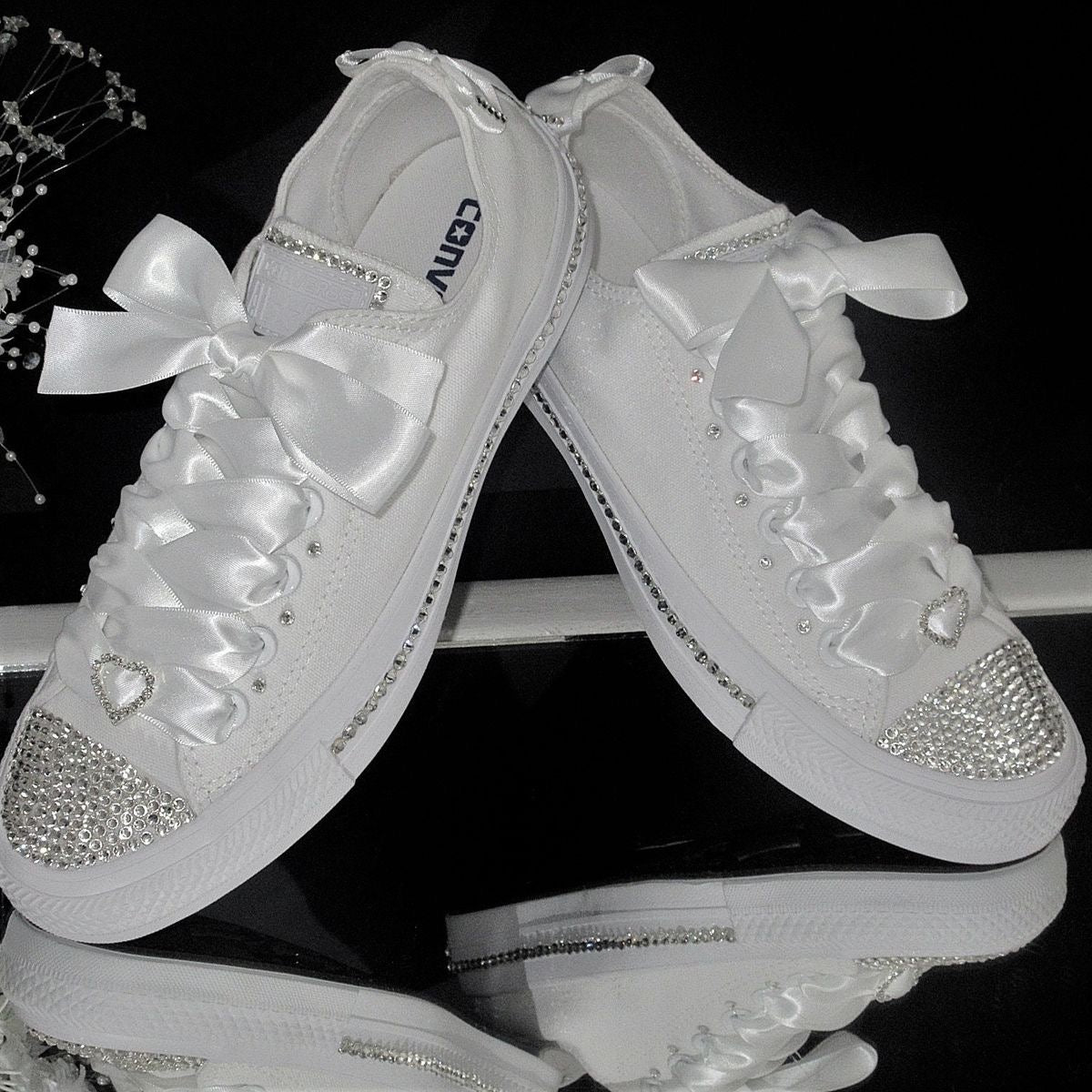 Unas Converse Blancas Customizar Converse Para Novia Tenis Blancos