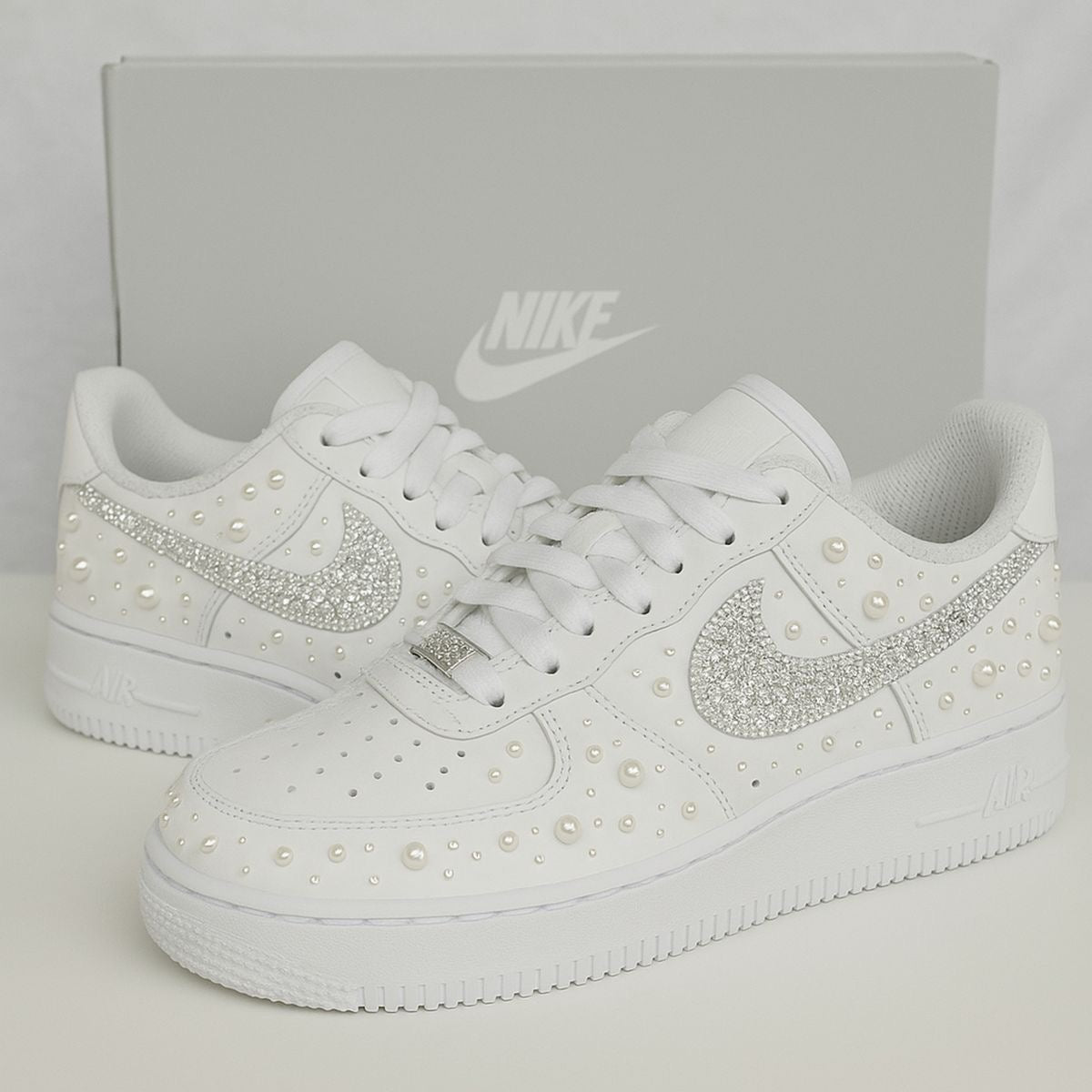 Tenis de novia con cristales