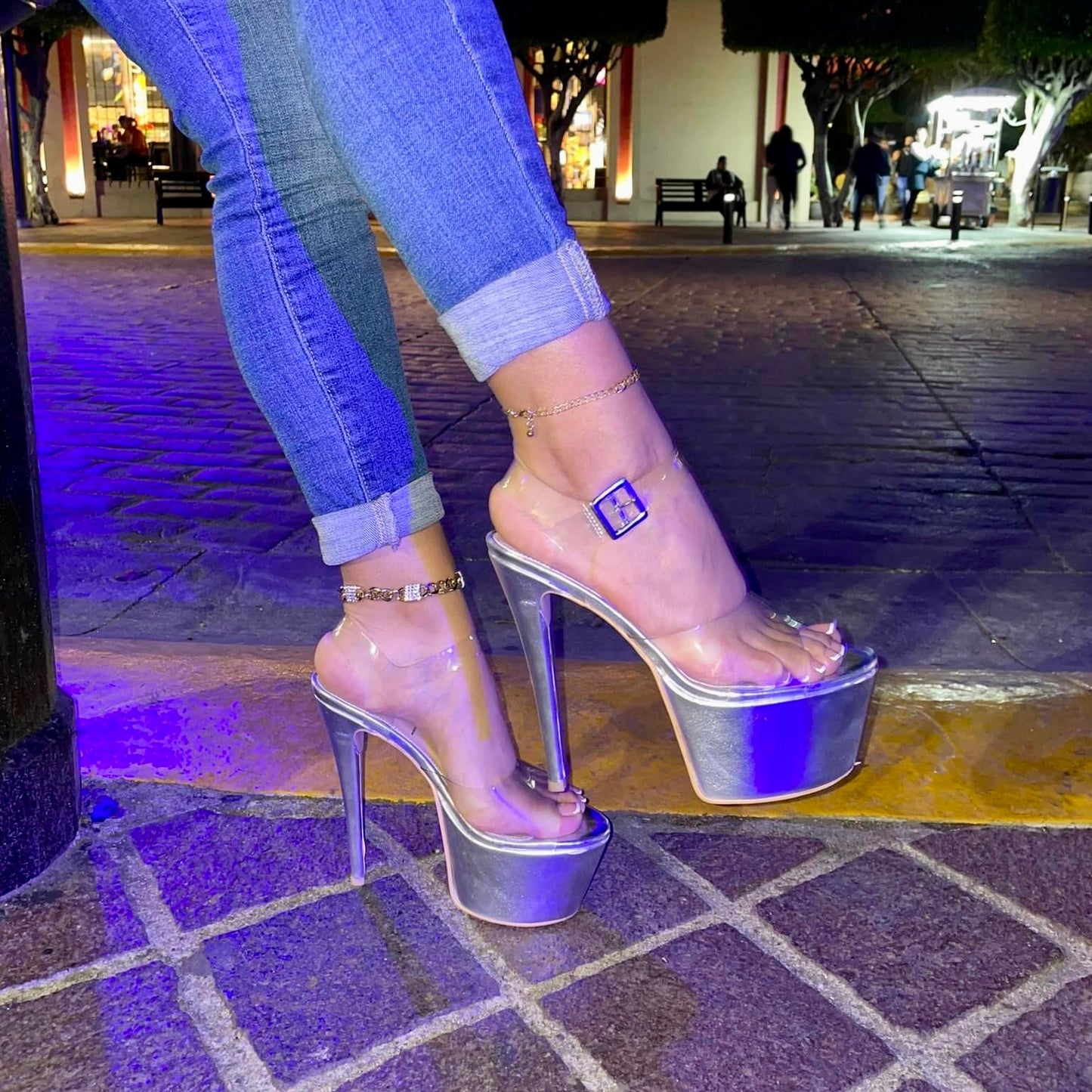 Baskets à talon haut Mely