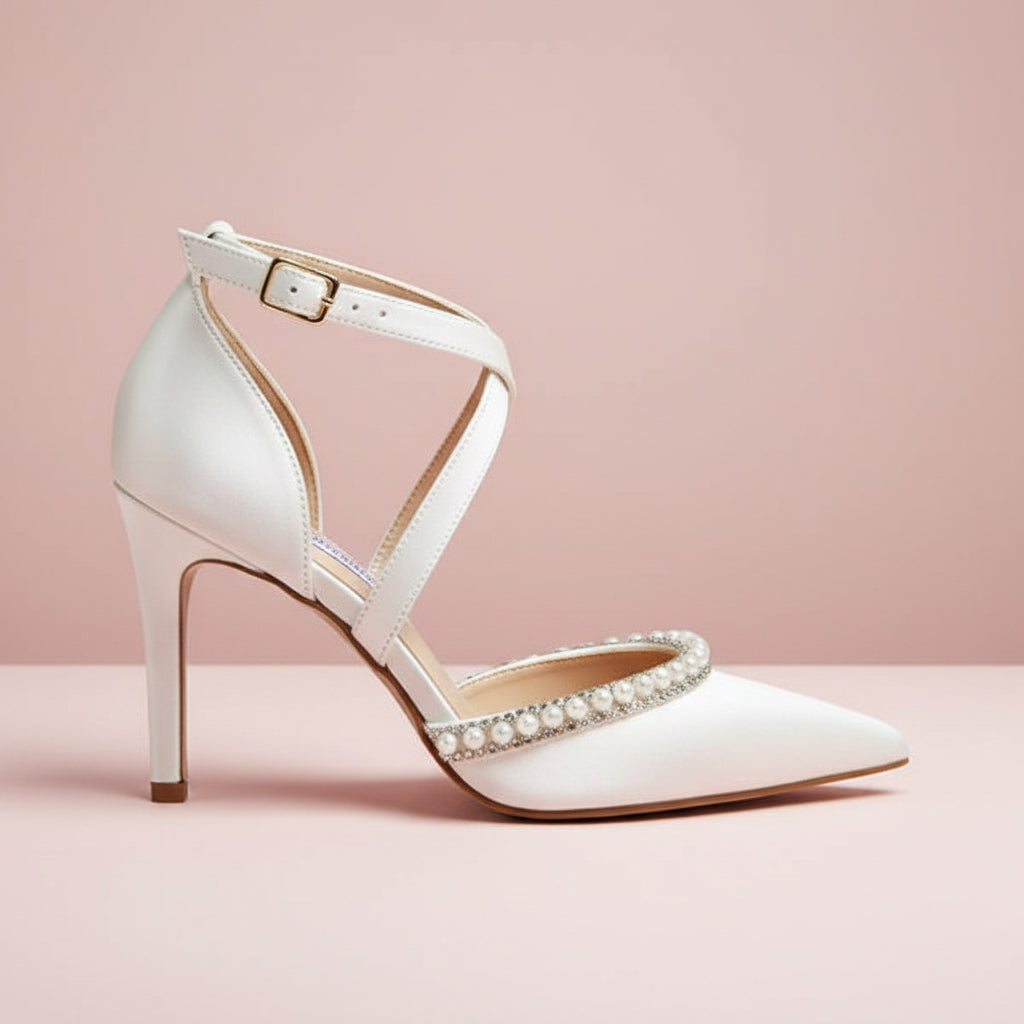 Zapatilla de punta para novia