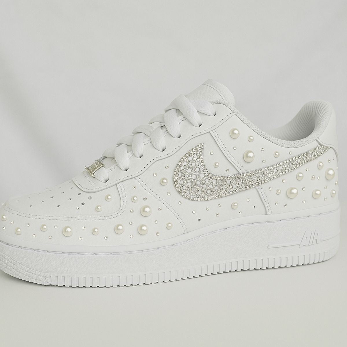 Tenis de novia con cristales
