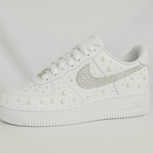 Tenis de novia con cristales