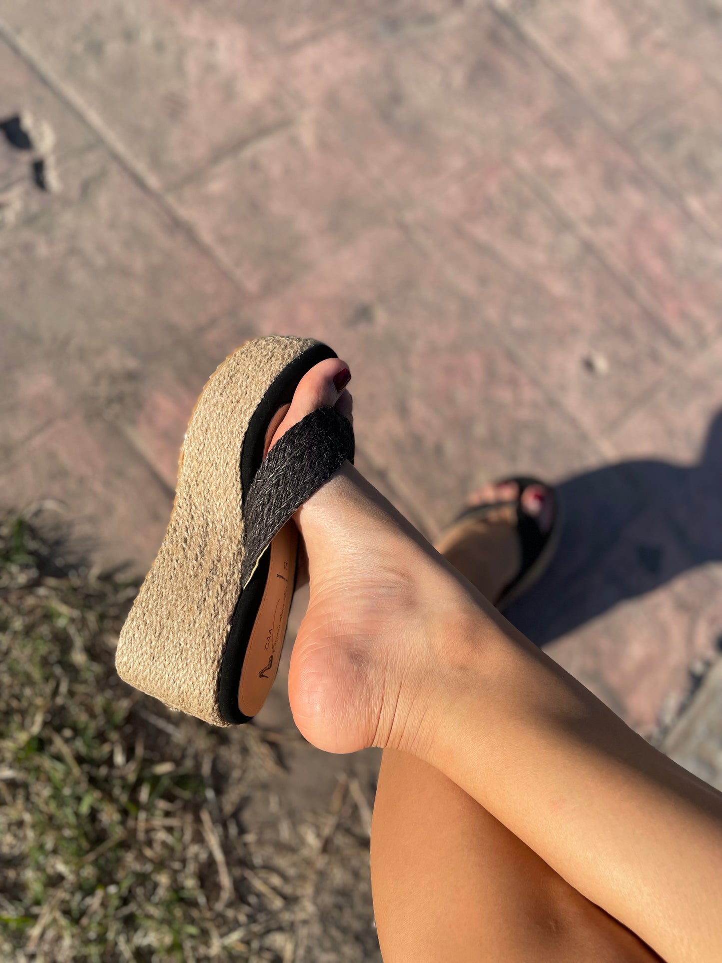 Plataforma de yute talla 23