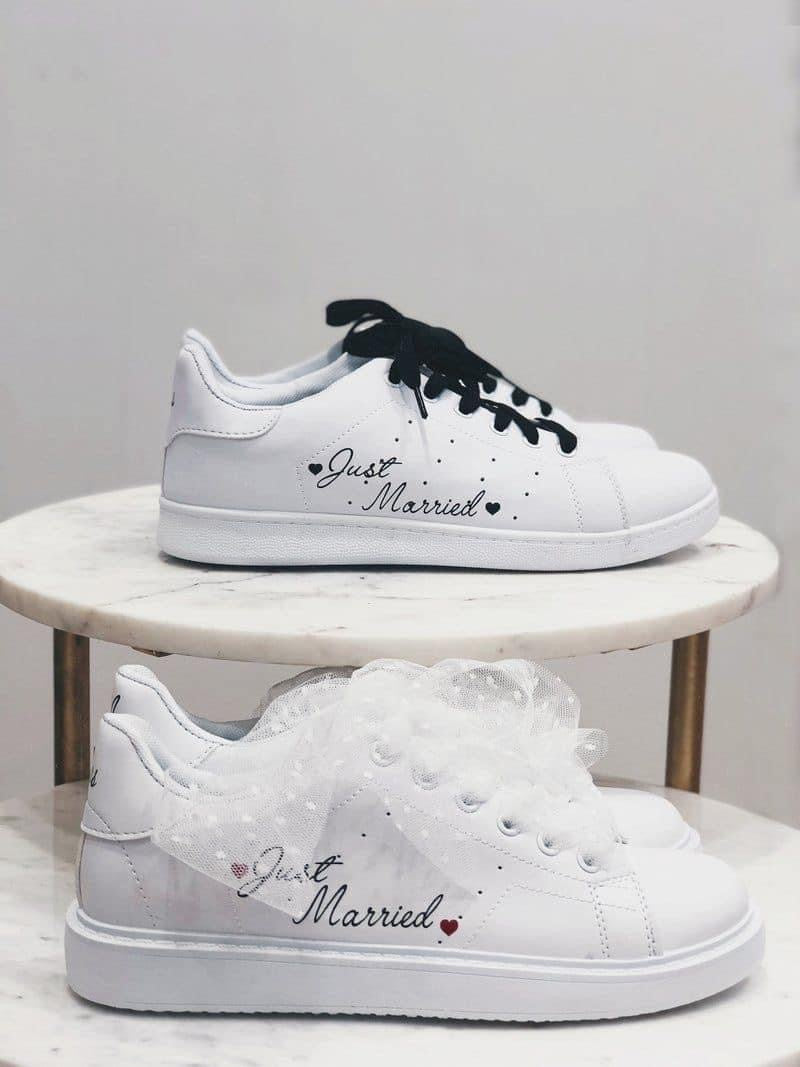 Tenis para novios boda