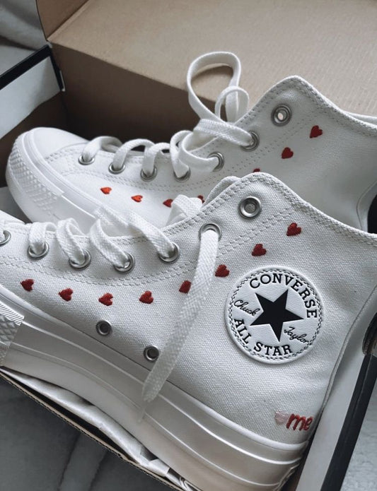 Tennis avec des coeurs