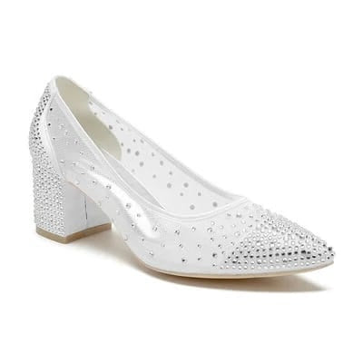 Elegant bridal slipper