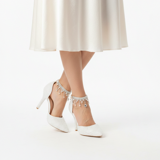 Stiletto Isabell con perlas