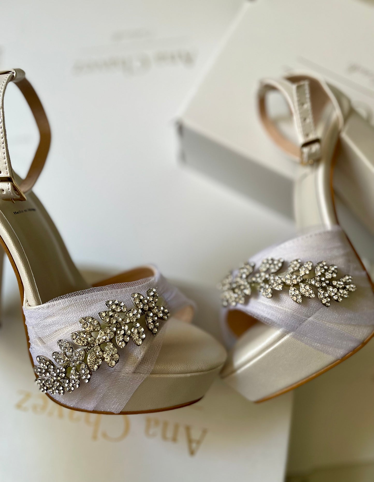 Zapatilla de novia Nefertari