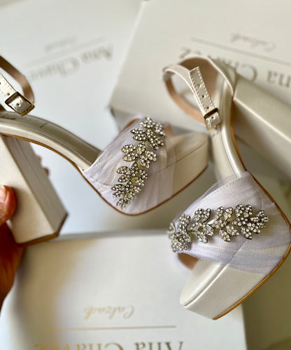 Zapatilla de novia Nefertari