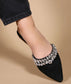 Flat with elegant crystal embellishment