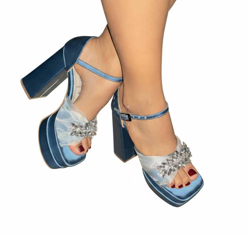 Zapatilla doble plataforma talla 22.5