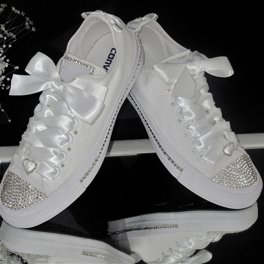 White tennis shoes for wedding