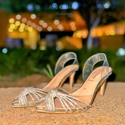 Talon aiguille Rouse transparent