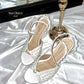 Charlotte sandal with pearls