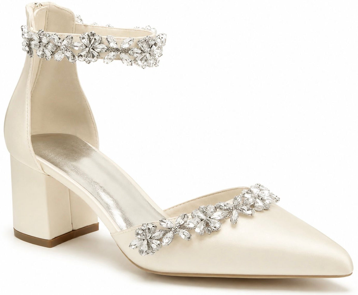 Zapatilla Ivory Talla 24 con pedrería