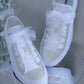 Tenis blancos con cristales para boda