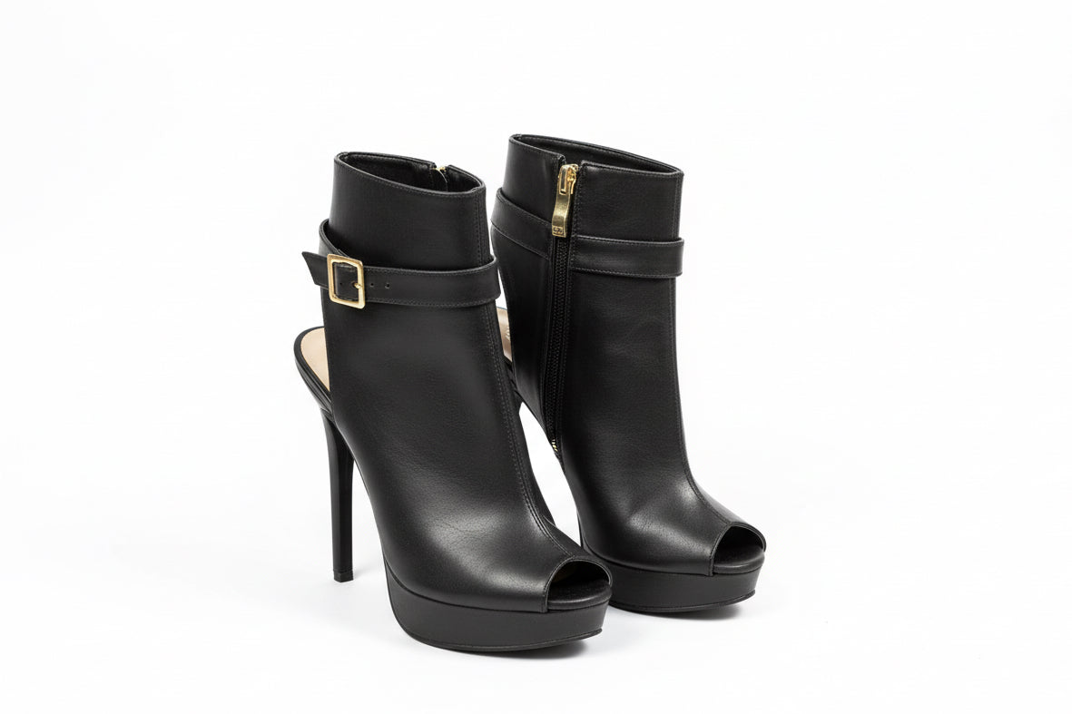 Botín negro talla 22