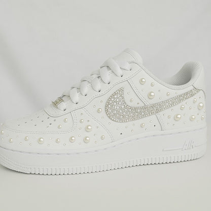 Tenis de novia con cristales