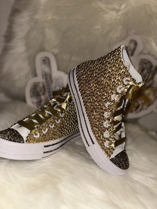 Tenis con perlas