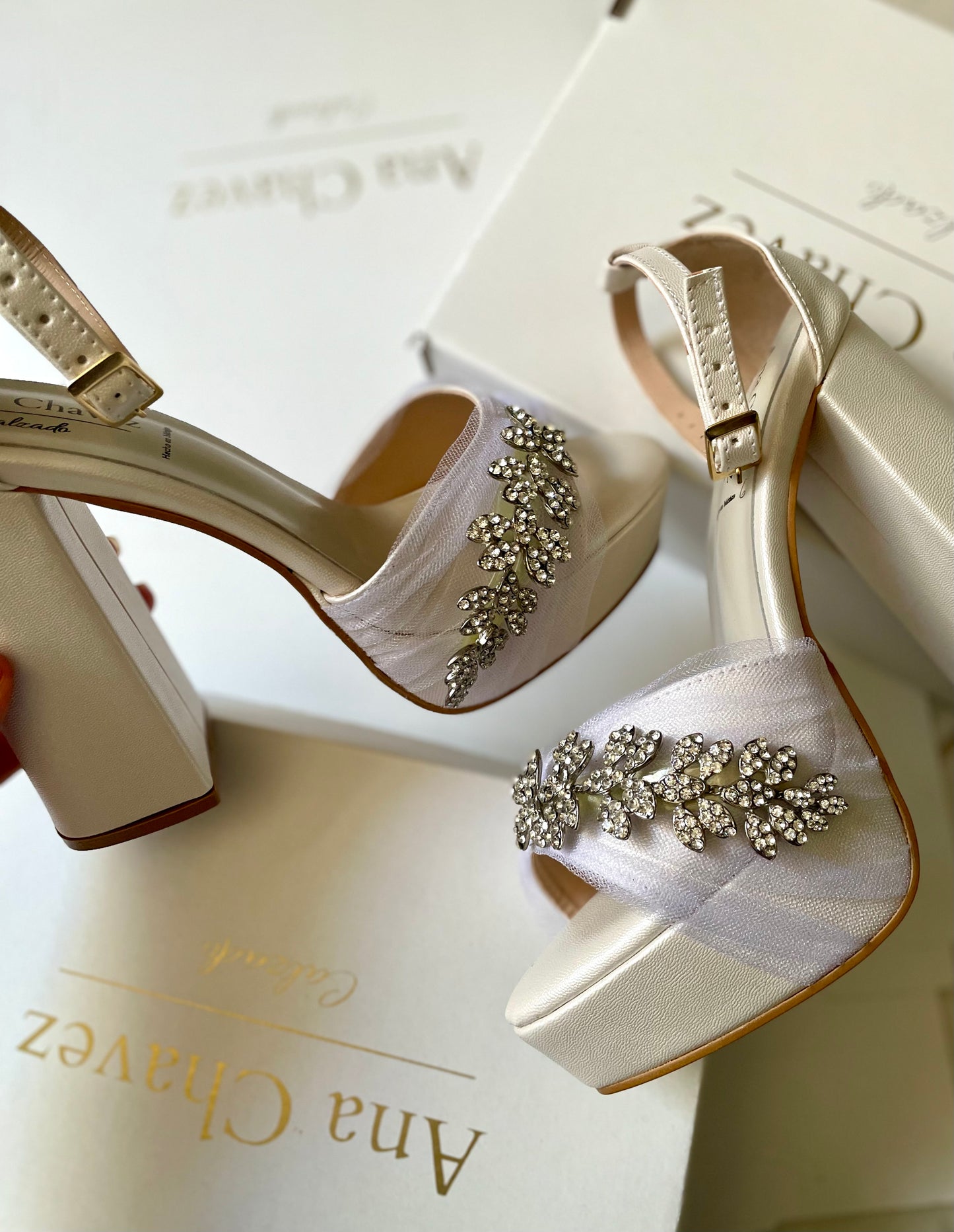 Zapatilla de novia Nefertari