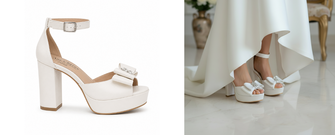 Ivonne slipper for bride