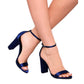 Casual and comfortable square heel sandal