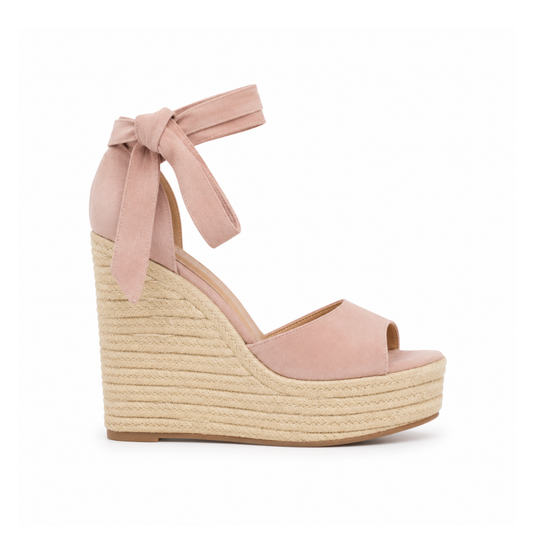 Plateforme en jute avec ruban